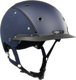 Casco Reithelm Champ Embellis Unisex in Schwarz oder Blau mit Lederbesatz – Bild 1 von 4
