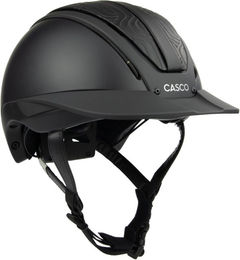 Casco Reithelm Duell One Finesse Unisex Schwarz Leder Größe S – Bild 1 von 4