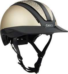 Casco Reithelm Duell One Flair Platinum für Damen in Schwarz Beige Gold aus Kunststoff Größe 51-54cm – Bild 1 von 4
