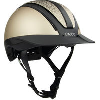 Produktbild von Casco Reithelm Duell One Flair Platinum für Damen in Schwarz Beige Gold aus Kunststoff Größe L