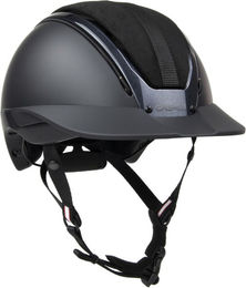 Casco Reithelm DUELL One Unisex Leder Schwarz Größe M – Bild 1 von 4