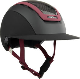 Casco Reithelm Elite Carbon Unisex Schwarz Rot Grösse L – Bild 1 von 4