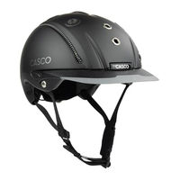 Produktbild von Casco Reithelm Mistrall Prime Schwarz Größe M mit VG1 Visier