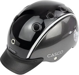 Casco Reithelm Nori Trail of Tales für Kinder in Schwarz und Grau Größe XS – Bild 1 von 5