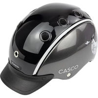 Produktbild von Casco Reithelm Nori Trail of Tales für Kinder in Schwarz und Grau Größe XS