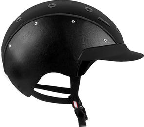 Casco Reithelm VG1 Master 6 aus Glattleder Schwarz Größe M (57-58 cm) Unisex – Bild 1 von 5
