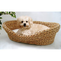 Produktbild von Cat Bonbon Katzenbett aus Bananenblatt in Beige Größe L