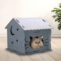 Produktbild von Cat Bonbon Katzenhöhle aus Filz grau