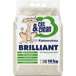 Cat & Clean Brilliant Klumpstreu Babypuderduft 10 kg - 2 x 10 kg – Bild 1 von 1