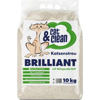 Produktbild von Cat & Clean Brilliant Klumpstreu Babypuderduft 10 kg - 2 x 10 kg