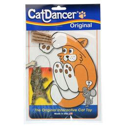 Cat Dancer Katzenangel Katzenspielzeug mit Draht in Bunt und Braun – Bild 1 von 5