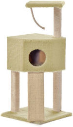 Produktbild von Cat Dream Kratzbaum Ecklösung aus Holz in Beige 40x40x112 cm