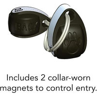Produktbild von Cat Mate 254 elektromagnetische Katzenklappe weiß wasserdicht für Katzen aller Altersstufen - 1 Stk.