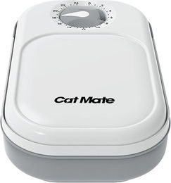Cat Mate C100 Automatischer Futterautomat mit Timer-Steuerung für Katzen und kleine Hunde Weiß - 400 g – Bild 1 von 13