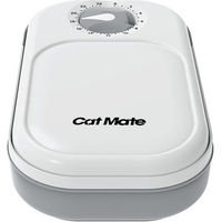 Produktbild von Cat Mate C100 Automatischer Futterautomat mit Timer-Steuerung für Katzen und kleine Hunde Weiß - 400 g