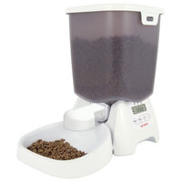 Produktbild von Cat Mate C3000 Automatischer Trockenfutterautomat für Katzen mit digitalem Timer Weiß - 3 kg