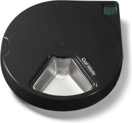 Cat Mate C500 Futterautomat für Katzen mit 5 Mahlzeiten und Edelstahlnapf-Einsätzen Grau – Bild 1 von 2