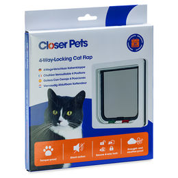 Produktbild von Cat Mate Katzenklappe 309W weiß aus Kunststoff