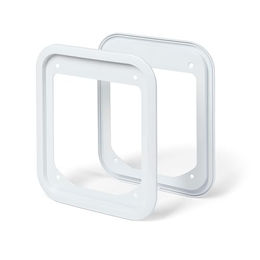 Produktbild von Cat Mate Katzenklappen-Adapterkit für PVC- und Metalltüren in Weiß