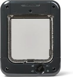 Cat Mate Microchip Katzenklappe mit 4-Wege-manueller Verriegelung grau wasserdicht – Bild 1 von 3