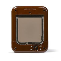 Produktbild von Cat Mate Mikrochip-gesteuerte Katzenklappe 360 in Braun aus Kunststoff - 1 Stk.