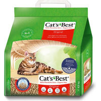 Produktbild von Cat's Best Original Katzenstreu Holzstreu unparfümiert 10 l - 4,3 kg