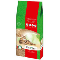 Produktbild von Cat's Best Original Katzenstreu pflanzliche Klumpstreu unparfümiert 40 Liter 17,2 kg - 17,2 kg