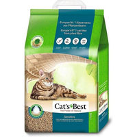 Produktbild von Cat's Best Sensitive Katzenstreu unparfümiert aus Holzfasern 20 l - 20 l