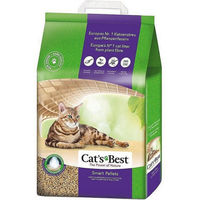 Produktbild von Cat's Best Smart Pellets Holzstreu für Katzen unparfümiert - 2 x 20 l