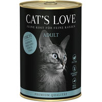 Produktbild von Cat's Love Fisch Pur Katzenfutter Adult Getreidefrei 6x400g - 6 x 400 g