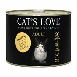 Cat's Love Huhn Pur Nassfutter Paté für Katzen Adult Getreidefrei 6 x 200 g - 6 x 200 g – Bild 1 von 4