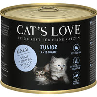 Produktbild von Cat's Love Junior Kitten Pastete Kalb mit hohem Fleischanteil 6 x 200 g - 6 x 200 g