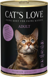Cat's Love Katzen Nassfutter Fisch & Huhn Adult Stückchen in Sauce getreidefrei 6 x 400 g - 6 x 400 g – Bild 1 von 2