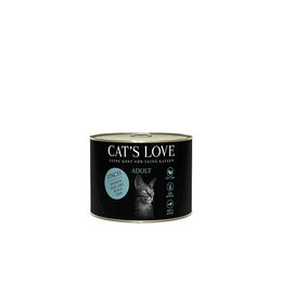 Cat's Love Katzen Nassfutter Fisch Pur Adult Getreidefrei 6 x 200g - 6 x 200 g – Bild 1 von 5