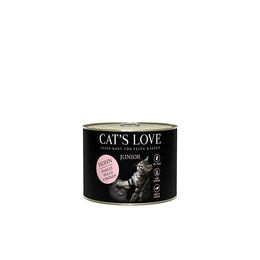 Cat's Love Katzen Nassfutter Junior Huhn Getreidefrei 6 x 200 g - 6 x 200 g – Bild 1 von 5