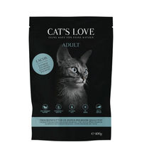 Produktbild von Cat's Love Katzen Trockenfutter Adult Lachs Getreidefrei 400g - 400 g