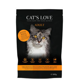 Cat's Love Katzen Trockenfutter Adult Pute & Wild Getreidefrei 400g - 400 g – Bild 1 von 6
