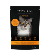 Produktbild von Cat's Love Katzen Trockenfutter Adult Pute & Wild Getreidefrei 400g - 400 g