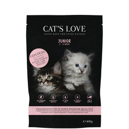 Cat's Love Katzen Trockenfutter Junior Geflügel mit hohem Fleischanteil 400g - 400 g – Bild 1 von 4
