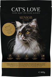 Cat's Love Katzen Trockenfutter Senior Ente getreidefrei 2kg - 4 x 2 kg – Bild 1 von 5
