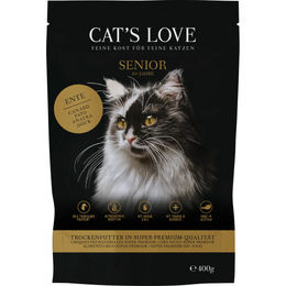 Cat's Love Katzen Trockenfutter Senior Ente getreidefrei 400g - 400 g – Bild 1 von 5