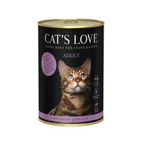 Produktbild von Cat's Love Katzenfutter Fisch Huhn Lachs für erwachsene Katzen getreidefrei 6x400g
