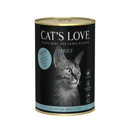 Cat's Love Katzenfutter Fisch Pur für erwachsene Katzen getreidefrei 6x400g – Bild 1 von 2