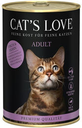 Produktbild von Cat's Love Katzenfutter Fisch und Huhn Pur für erwachsene Katzen getreidefrei 6x400g