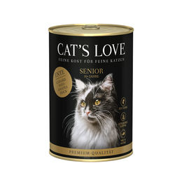 Cat's Love Katzenfutter Senior Ente getreidefrei 6x400g – Bild 1 von 2