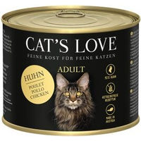 Produktbild von CAT'S LOVE Nassfutter für Katzen Adult Huhn 6x200 g