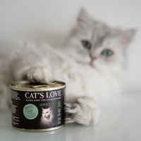 Produktbild von CAT'S LOVE Nassfutter für Katzen Adult Pute 6x200 g