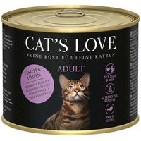Produktbild von Cat's Love Nassfutter für Katzen Fisch und Huhn getreidefrei 6x200g