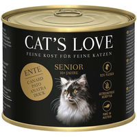 Produktbild von Cat's Love Nassfutter für Katzen Senior Ente getreidefrei 6x200g