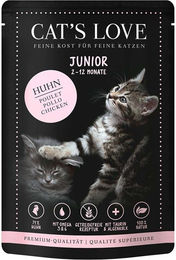 Produktbild von Cat's Love Nassfutter Junior Kitten Huhn mit hohem Fleischanteil 12x85g